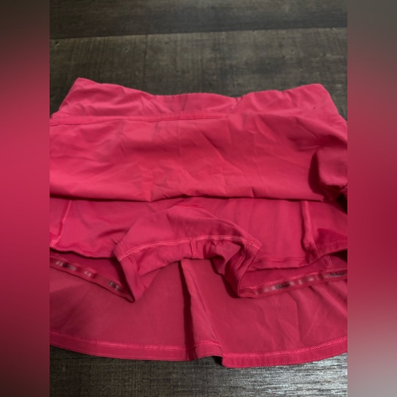 LULULEMON Play Off the Pleats Skirt Coral Pink Tennis Running Size 6 - Picture 11 of 14